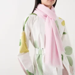 New Frayed Logo Scarf Women Scarves