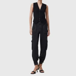 Outlet Freda Denim Cargo Trousers Women Denim