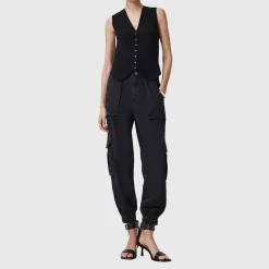 Outlet Freda Denim Cargo Trousers Women Denim