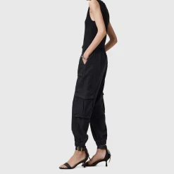Outlet Freda Denim Cargo Trousers Women Denim
