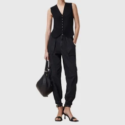 Outlet Freda Denim Cargo Trousers Women Denim