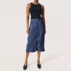 New Friday High-Rise Denim Skirt Women Skirts