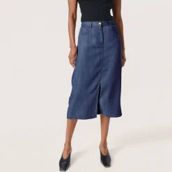 New Friday High-Rise Denim Skirt Women Skirts