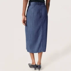 New Friday High-Rise Denim Skirt Women Skirts