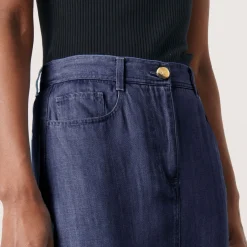 New Friday High-Rise Denim Skirt Women Skirts