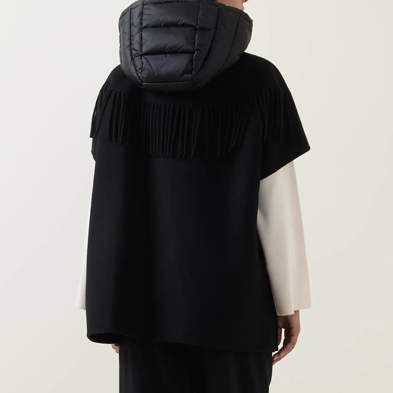 Hot Fringe Hybrid Cape Women Coats & Jackets