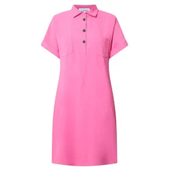 Outlet Front Pocket Shirt Dress Women Dresses