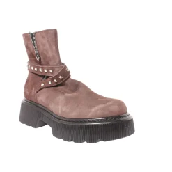 Discount G1400 Chunky Studded Suede Boots Women Boots