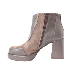 Sale G1127 Panelled Leather Boots Women Boots
