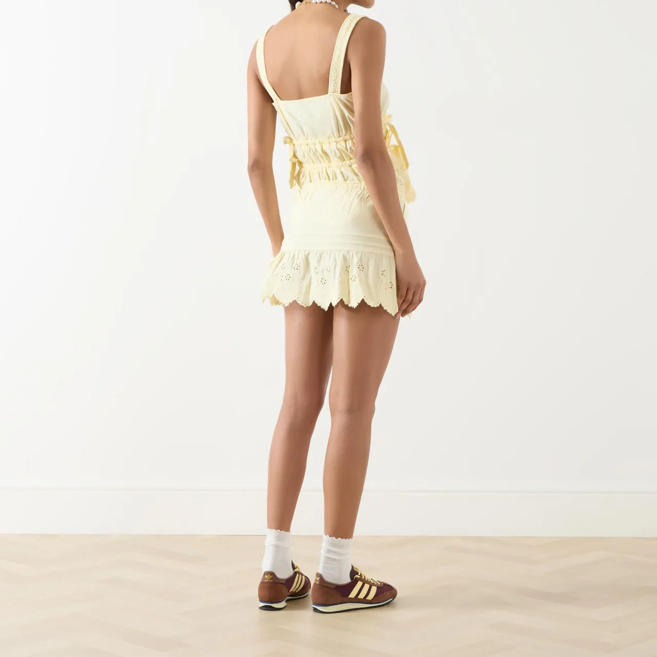 Online Gabriette Broderie Mini Skirt Women Skirts