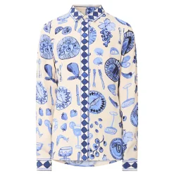 Hot Gala Printed Blouse Women Tops