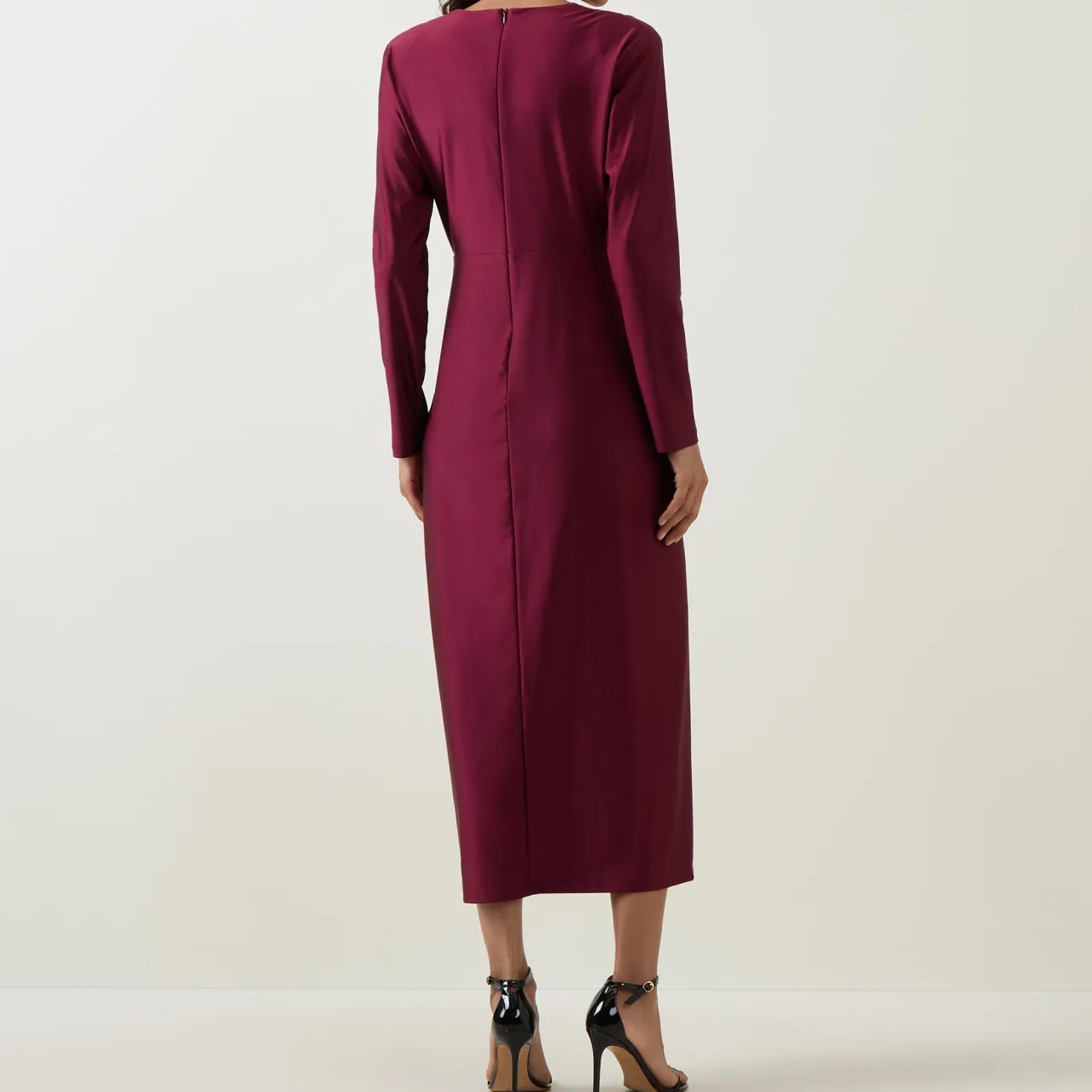 New Gathered Draped Fitted Dress Women Dresses|Occasion Dressing
