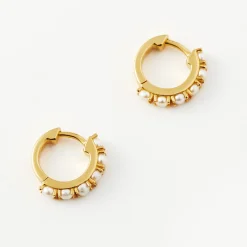 Sale Gemstone Pearl Earrings Women Earrings