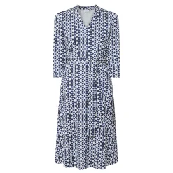 Discount Geometric Belted Dress Women Dresses
