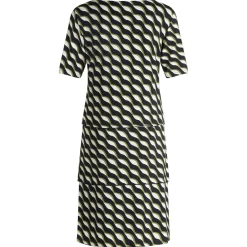 Geometric Tiered Dress Women Dresses