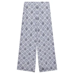 Clearance Geometric Tile Wide-Leg Trousers Women Trousers & Shorts
