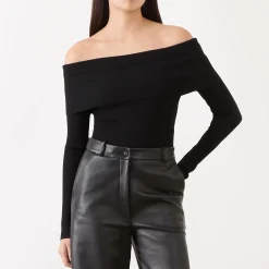 Hot Gerry Off-The-Shoulder Top Women Tops