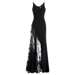Best Gianna Lace Detail Mermaid Gown Women Dresses