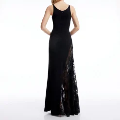 Best Gianna Lace Detail Mermaid Gown Women Dresses