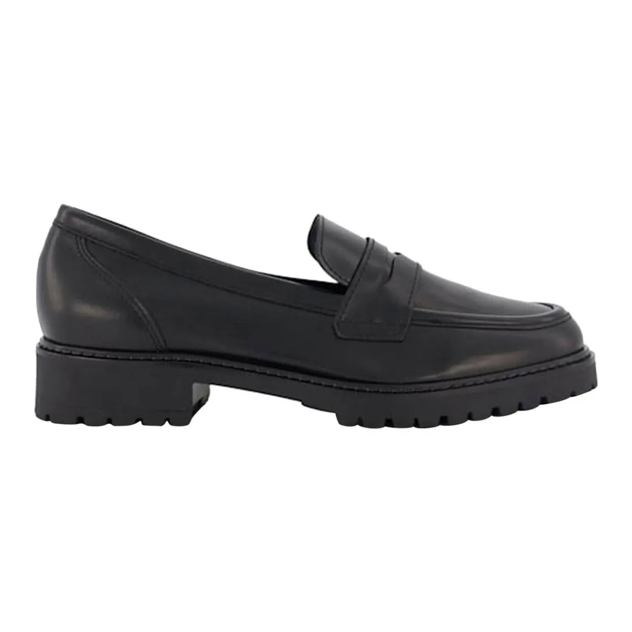 Sale Gild Cleated-Sole Penny-Trim Loafers Women Loafers