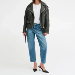 Best Gilo Leather Biker Jacket Women Coats & Jackets