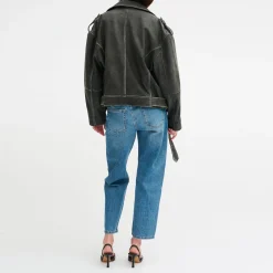 Best Gilo Leather Biker Jacket Women Coats & Jackets