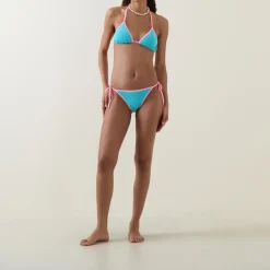 Clearance Gina Contrast Triangle Two-Piece Bikini Set Women Swimwear & Beachwear