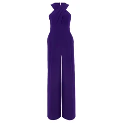 Hot Giorgia Crossover Wide-Leg Jumpsuit Women Jumpsuits