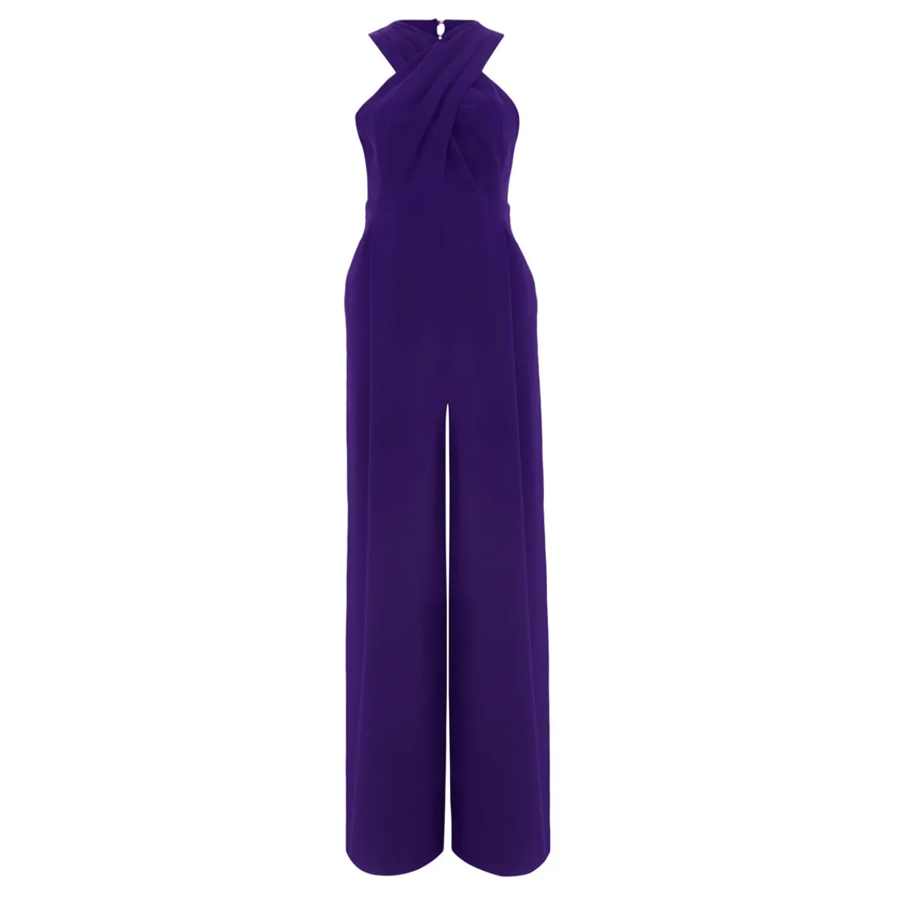 Hot Giorgia Crossover Wide-Leg Jumpsuit Women Jumpsuits
