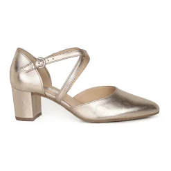 New Gisele Metallic Court Shoes Women Heels