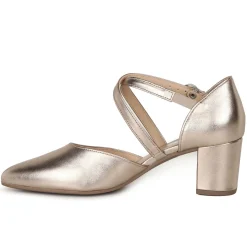 New Gisele Metallic Court Shoes Women Heels