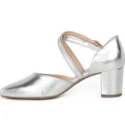 Discount Gisele Metallic Court Shoes Women Heels