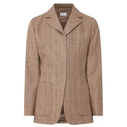 Best Glauco Check Single-Breasted Blazer Women Coats & Jackets