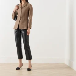 Best Glauco Check Single-Breasted Blazer Women Coats & Jackets