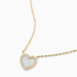 Glittering Heart Pendant Necklace Women Necklaces