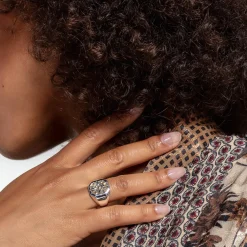 Best Gold Plated Compass Ring Women Rings