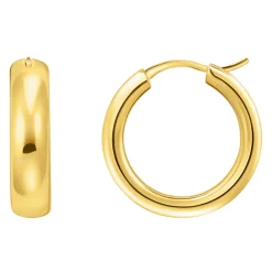 Discount Gold-Plated Chunky Hoops Women Earrings