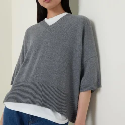 Best Goletta Knit Cape Sweater Women Sweaters & Cardigans