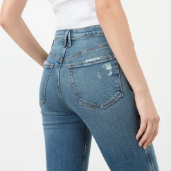 Hot Good Standard Kick Flared Jeans Women Denim