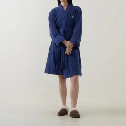 Outlet Greenwich Terry Logo Robe Women Sleepwear