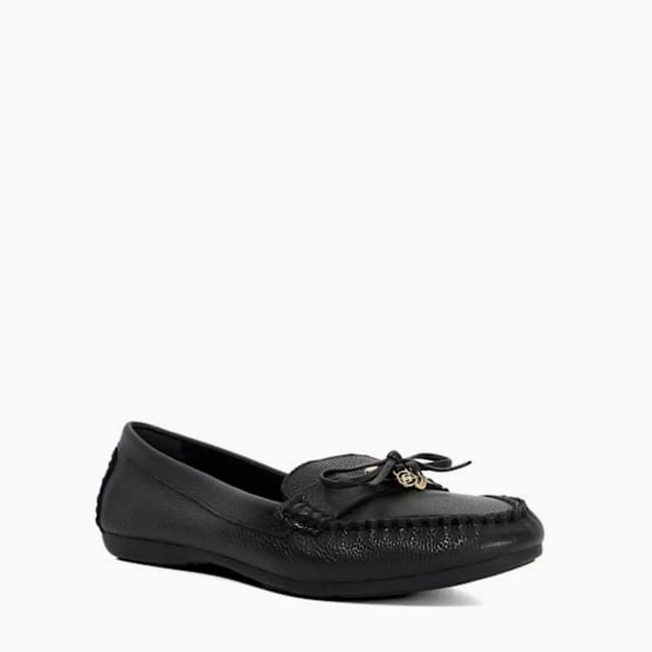Clearance Grovers Wide-Fit Leather Moccasins Women Flats
