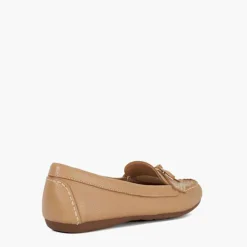 Sale Grovers Wide-Fit Leather Moccasins Women Flats