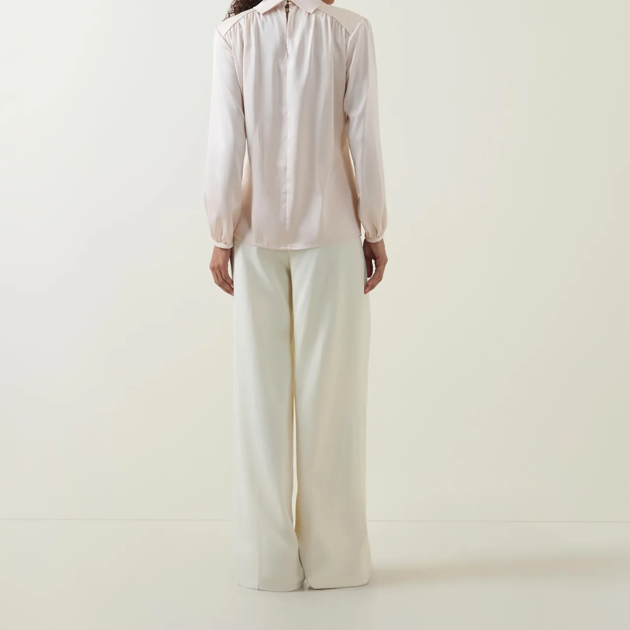 Best Gwyneth Blouson-Sleeve Blouse Women Tops