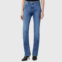 Discount Haldan Mid-Rise Slim Bootcut Jeans Women Denim