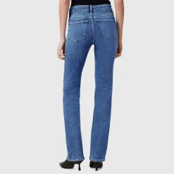 Discount Haldan Mid-Rise Slim Bootcut Jeans Women Denim
