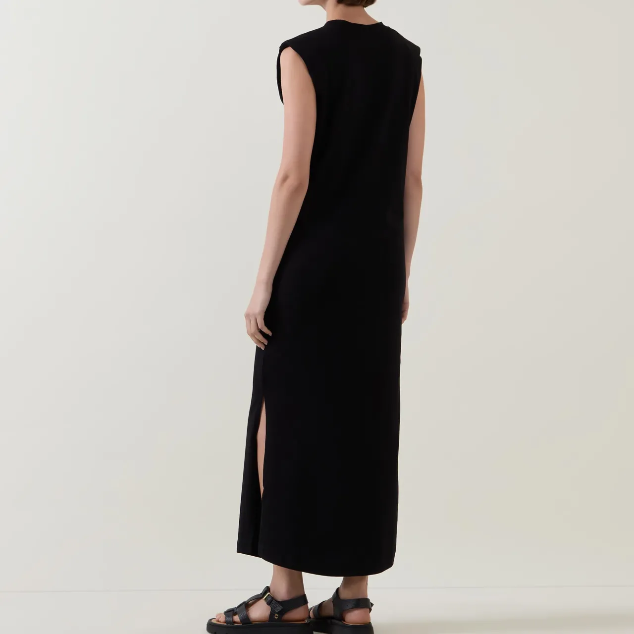 Clearance Haley Side Slit Flared Dress Women Dresses