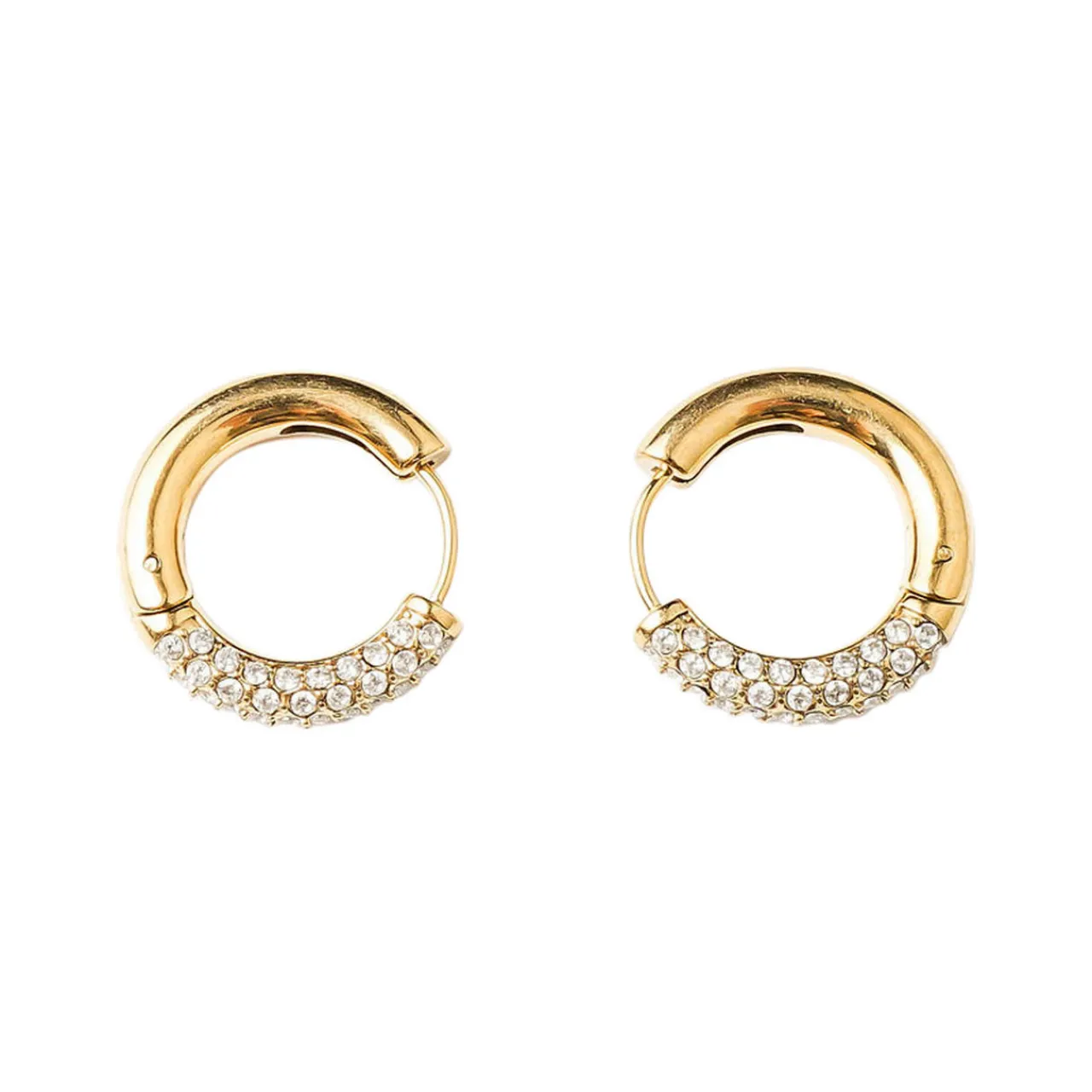 Outlet Half N Half Hoop Earrings Women Earrings