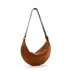 New Halfmoon Suede Shoulder Bag Women Shoulder Bags