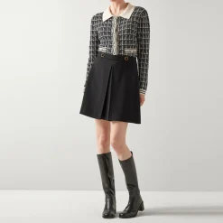 Outlet Haline High-Rise Crepe Mini Skirt Women Skirts