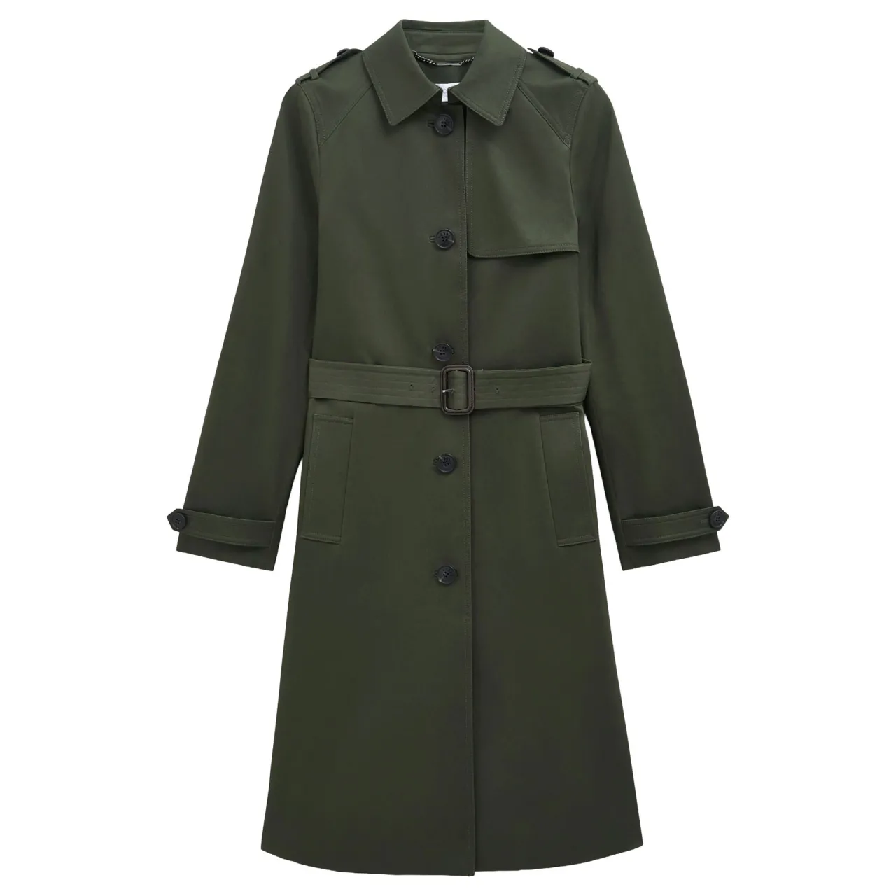 Hot Hallie Belted Trench Coat Women Coats & Jackets